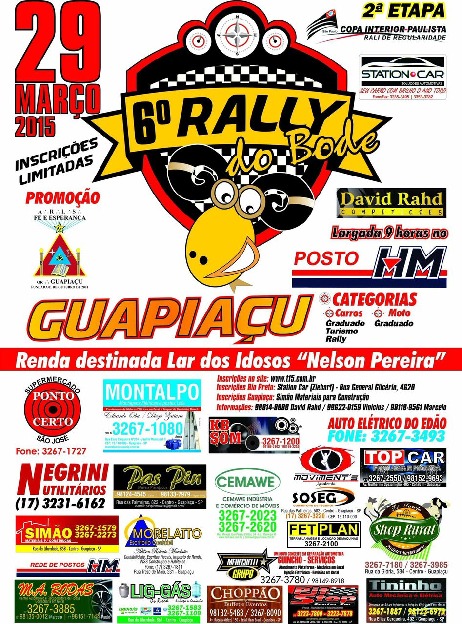 6º Rally do Bode - Guapiaçu SP